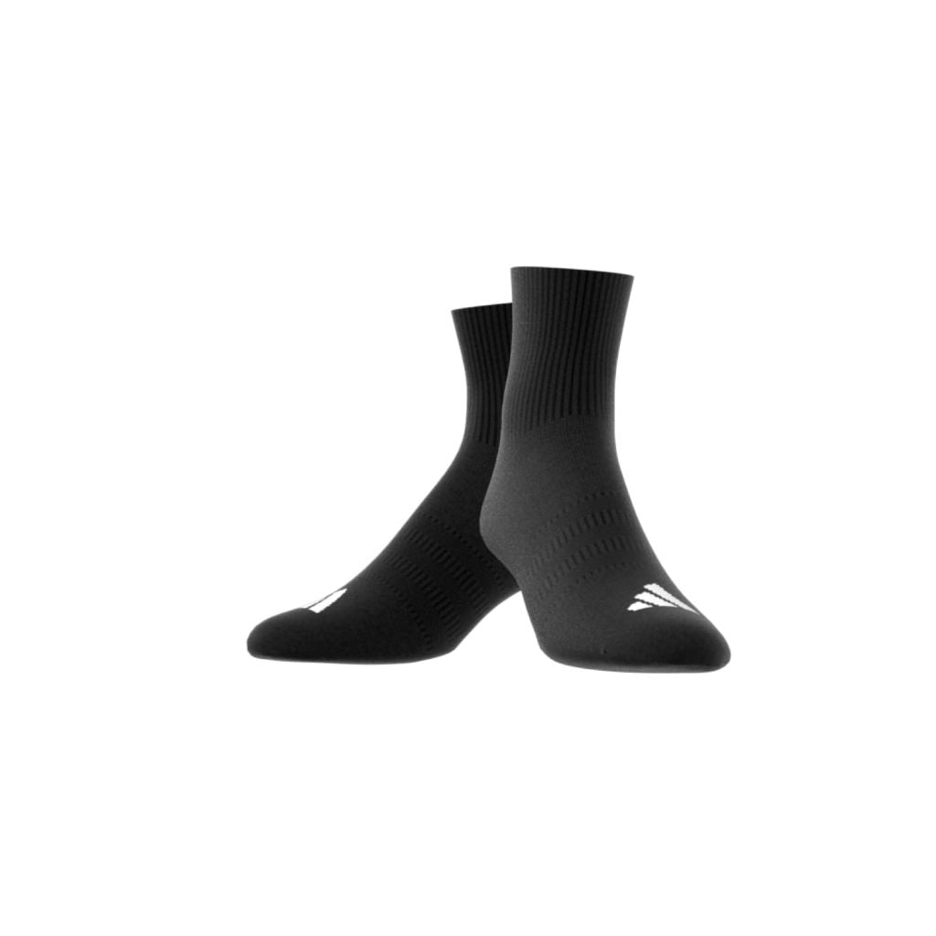 Adidas Men's Half Crew Solid Socks, Black, 7-8.5