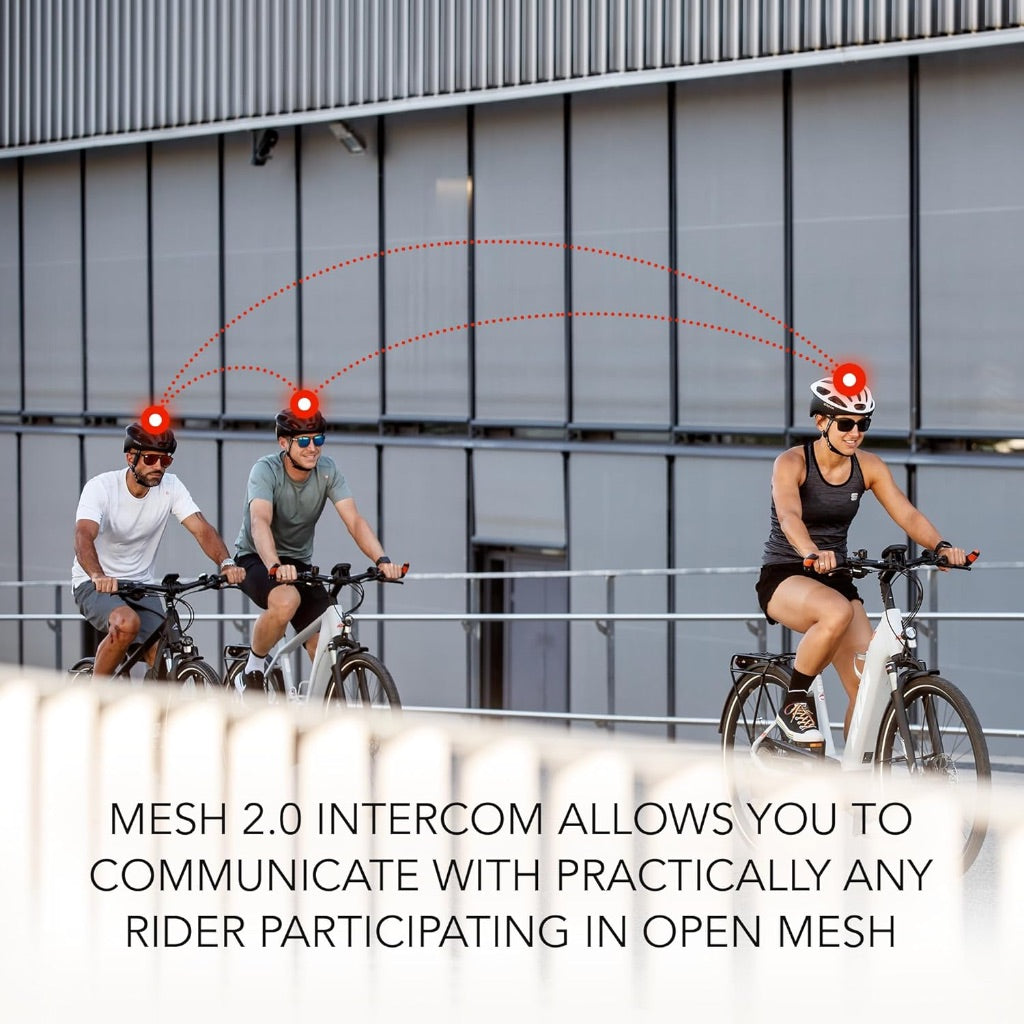 Sena R1 / R1 EVO Smart Communications Cycling Helmet - Matte Black - Size Medium