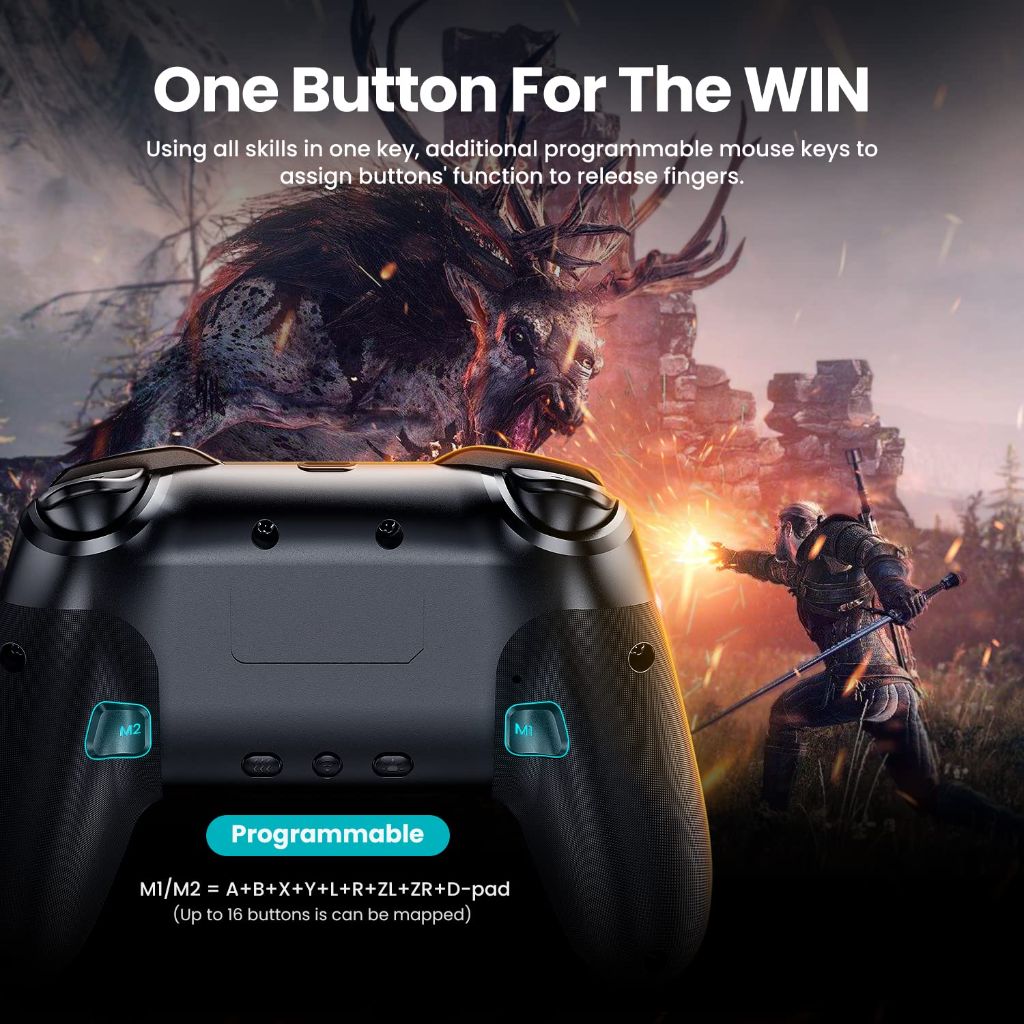 VOYEE Switch Controller Wireless, Pro Controllers Compatible with Switch/Lite/OLED/PC