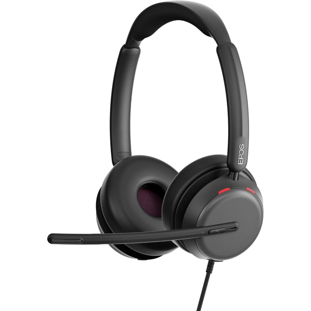 EPOS - Impact 860 ANC Double-Sided Wired Headset - Black
