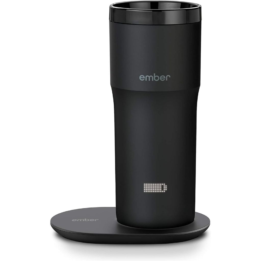Ember Travel Mug 2+, 12 oz, Temperature Control Smart Mug, Stainless Steel, Slate Black
