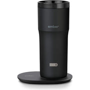 Ember Travel Mug 2+, 12 oz, Temperature Control Smart Mug, Stainless Steel, Slate Black