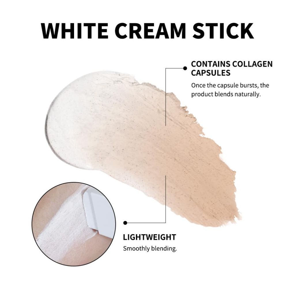Gtalmp Cover Cream Stick, Color Changing Foundation Stick, (Natural) 0.46oz