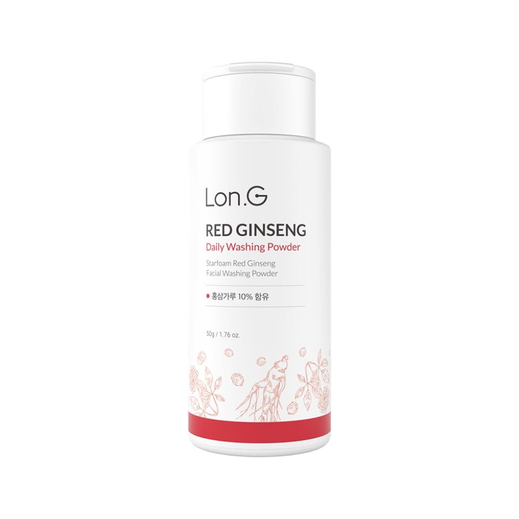 LON.G Red Ginseng Enzyme Powder Face Wash, 1.76 oz.