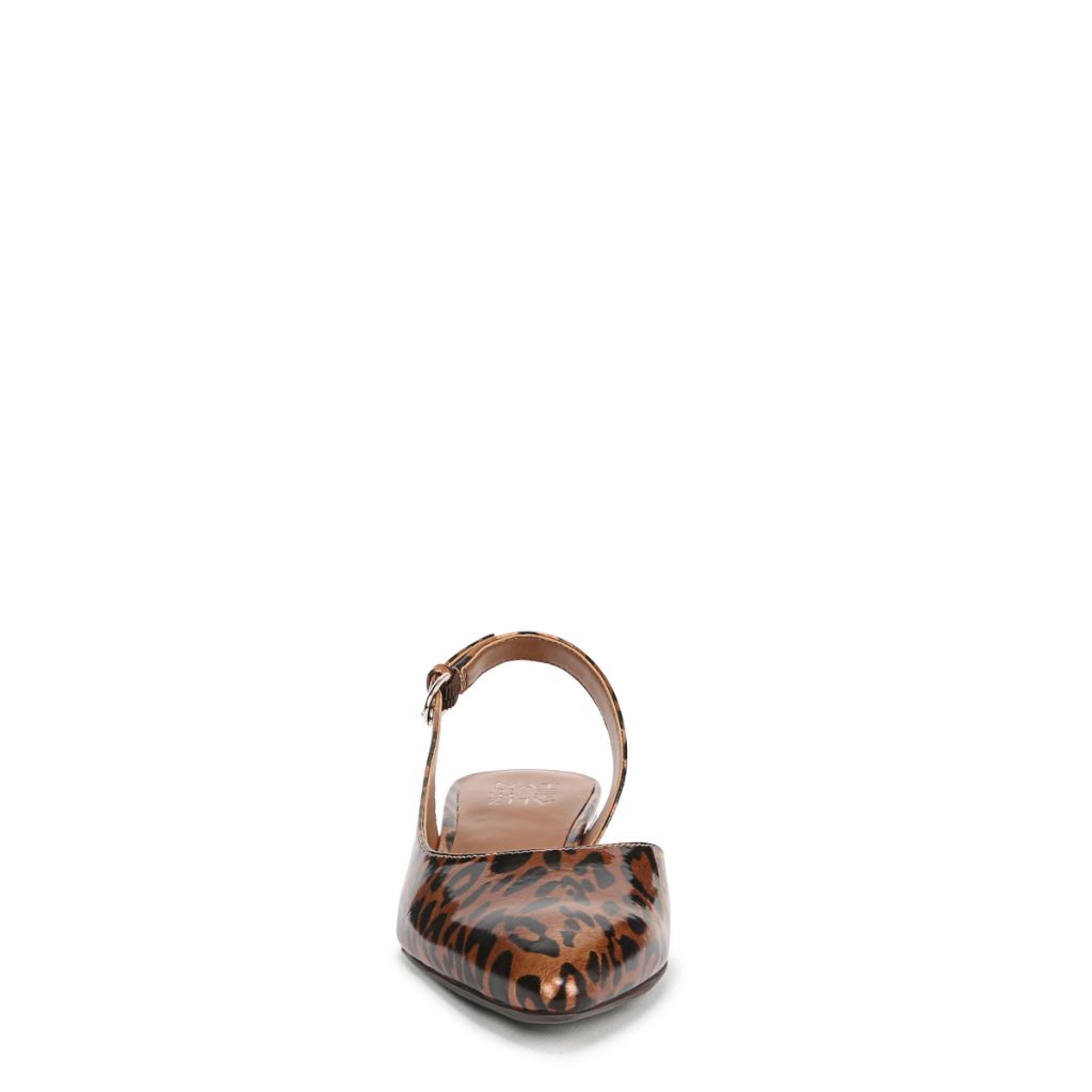 SZ 9.5M, Naturalizer Women's Banks Pump Leopard Print Faux Leather