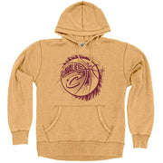SZ XL, Cleveland Cavaliers NBA Officially Licensed Hooded Sweatshirt Burnout