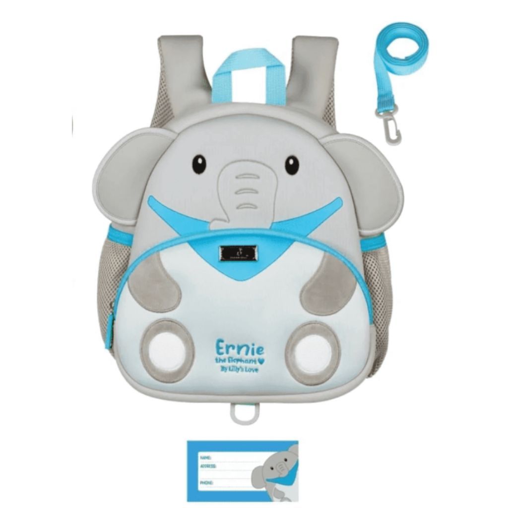 BabbleRoo Toddler Leash Backpack - Ernie the Elephant