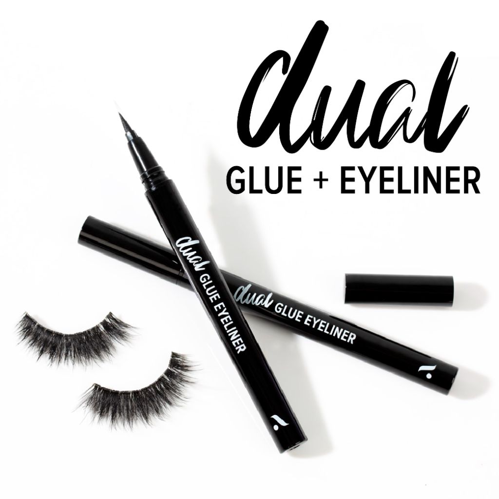 Absolute New York Dual Lash Glue Eyeliner (Black)