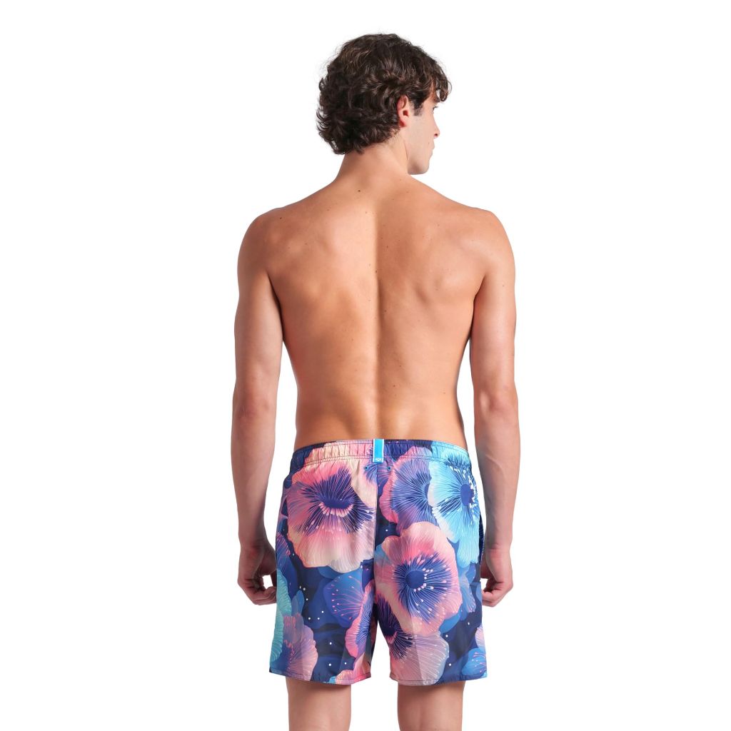 ARENA Men’s Short Boxer Dry Athletic Pool Outdoor Water Sports Swimming, Coral/Multi, X-Large