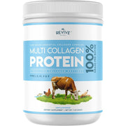 Revive Naturals 100% Grass-Fed Bovine Hydrolized Multi-Collagen Peptides Powder - Unflavored, 1lb.