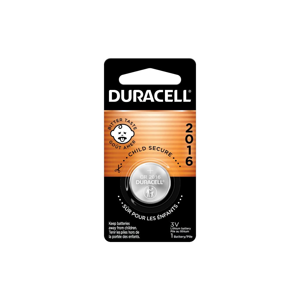 Duracell 2016 Lithium Battery, 1 Count (Pack of 1), CR2016 Lithium 3 Volt (3V) Cell