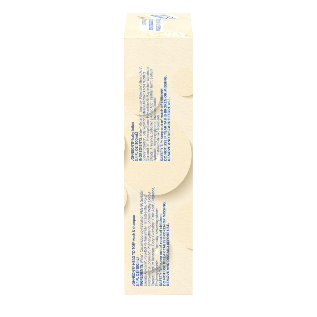 Johnson's Baby Care Essentials Gift Set, Body Lotion, & Zinc Oxide Diaper Rash Paste | Value Pack