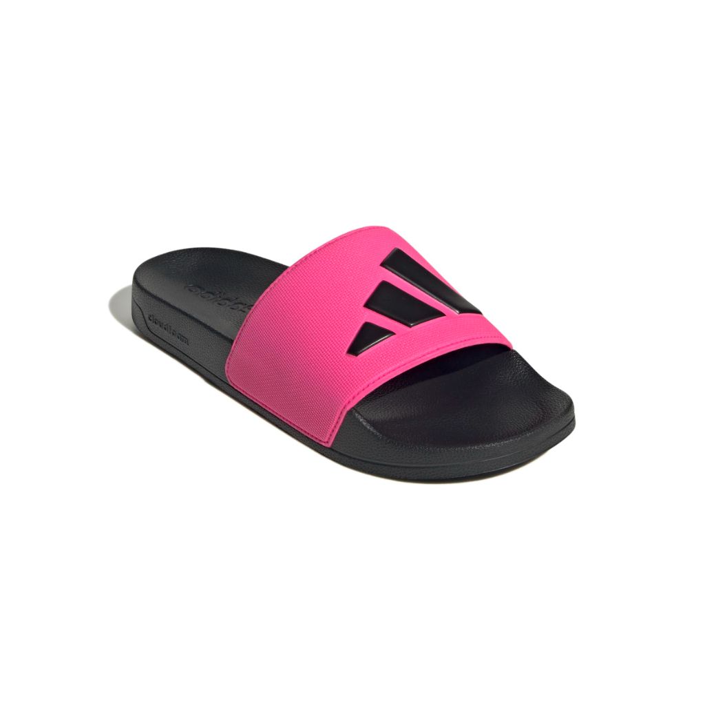 adidas Men's Adilette Shower Slide - Shock Pink/Black, Size 16