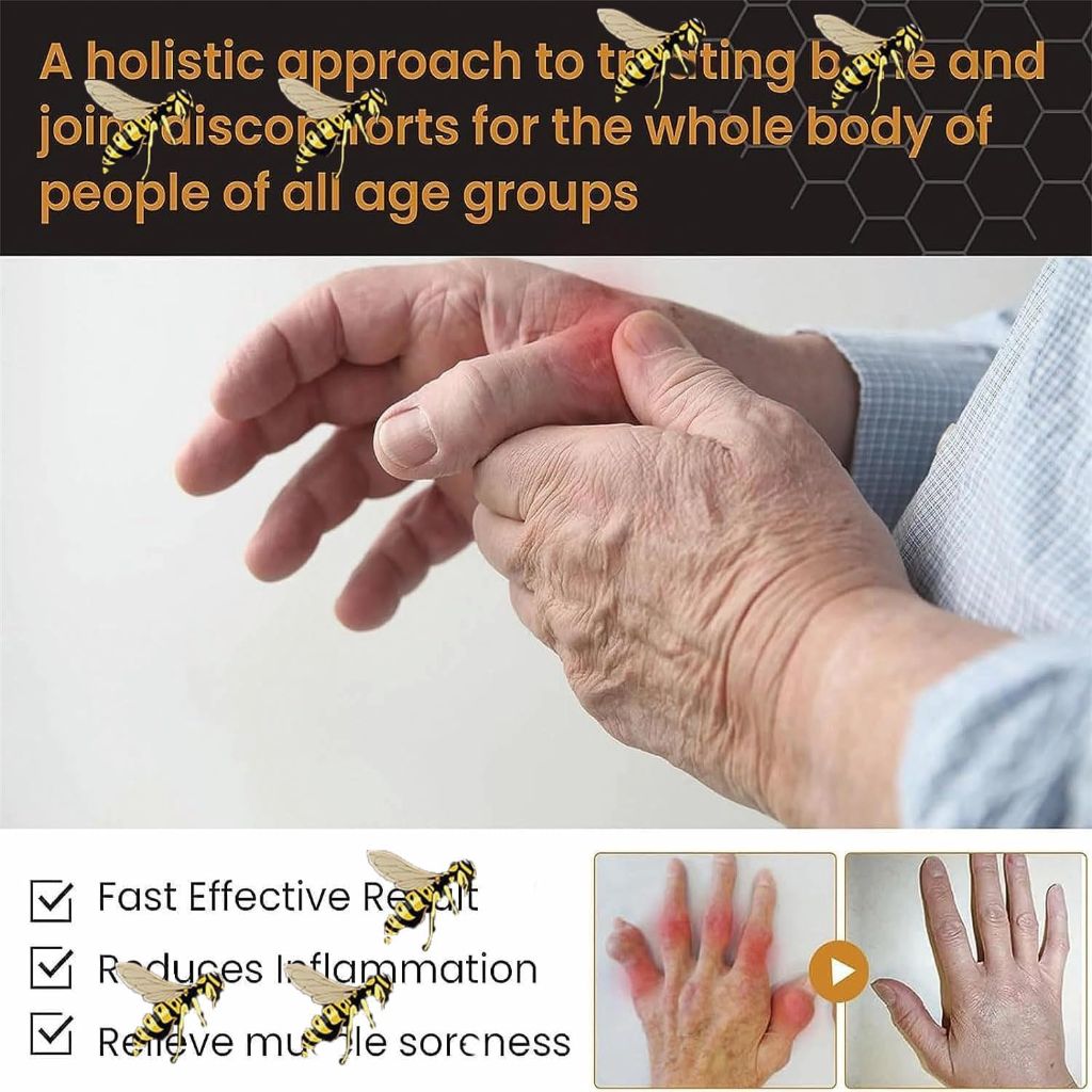 New Zealand Gel,3PCS Cream,Propolis Professional Gel Joint Cream for Neck,Waist,Back Hand Feet and Leg