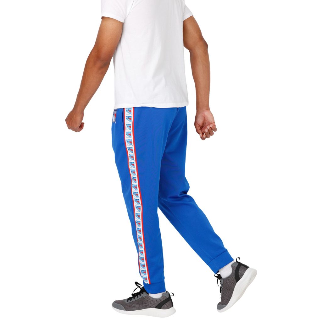 FOCO Men's Standard NHL Team Color Stripe Logo Track Suit Pants