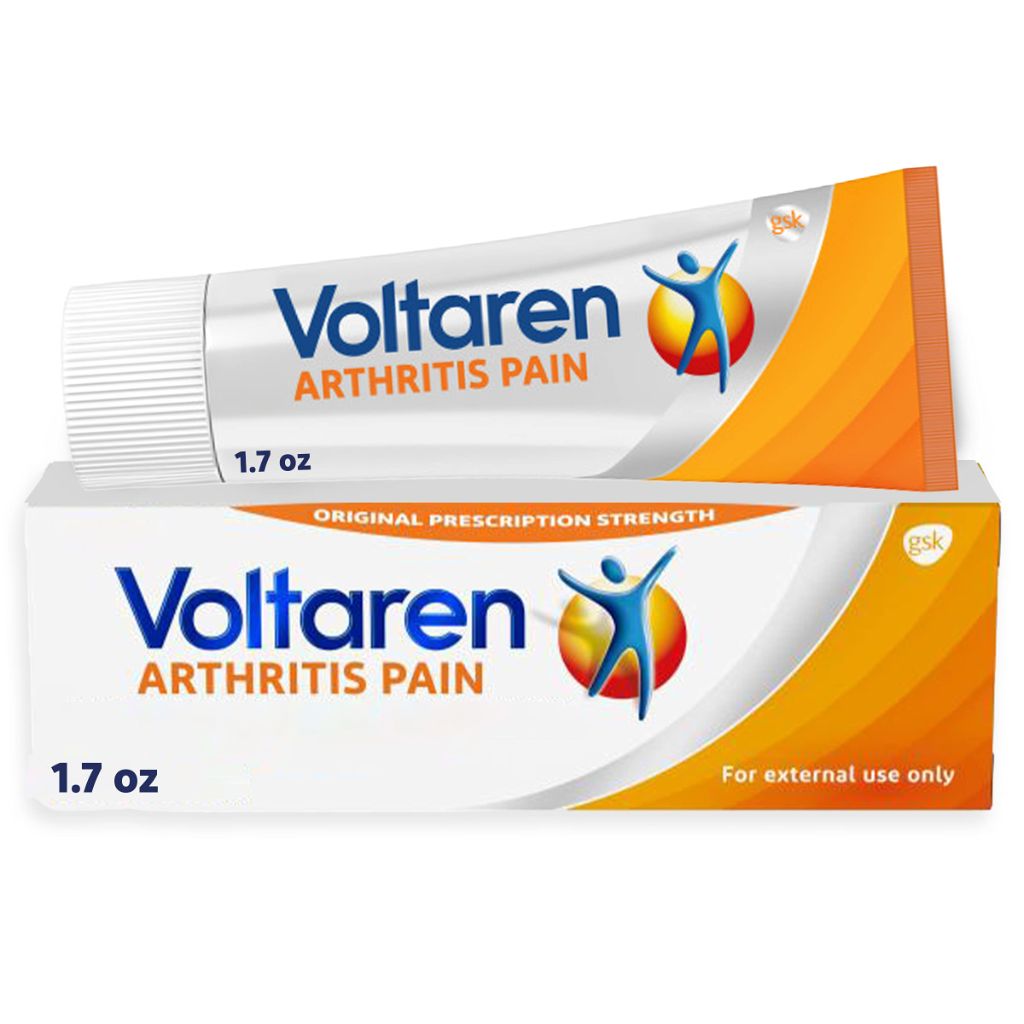 Voltaren Arthritis Pain Gel for Powerful Topical Arthritis Pain Relief with Diclofenac - 1.7 oz/50 g Tube