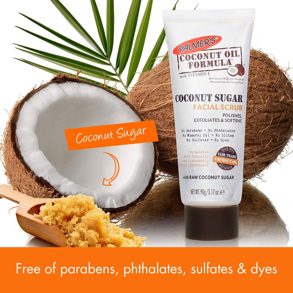 Palmer's Coconut Oil Formula Coconut Sugar Facial Scrub - 3.17 Ounces