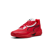 Puma Men's All-Pro Nitro Basketball Shoes, for All Time, Red/Black/White - size 7.5