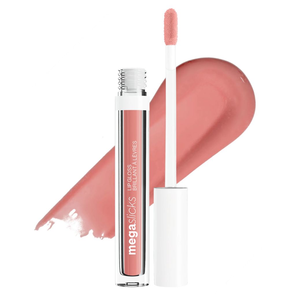 Wet n wild MegaSlicks Lip Gloss, Ultra-Glossy, Vitamin-E Enriched, Ultra-Gloss High Shine Moisturizing, Cruelty-Free & Vegan - Snuggle Sesh
