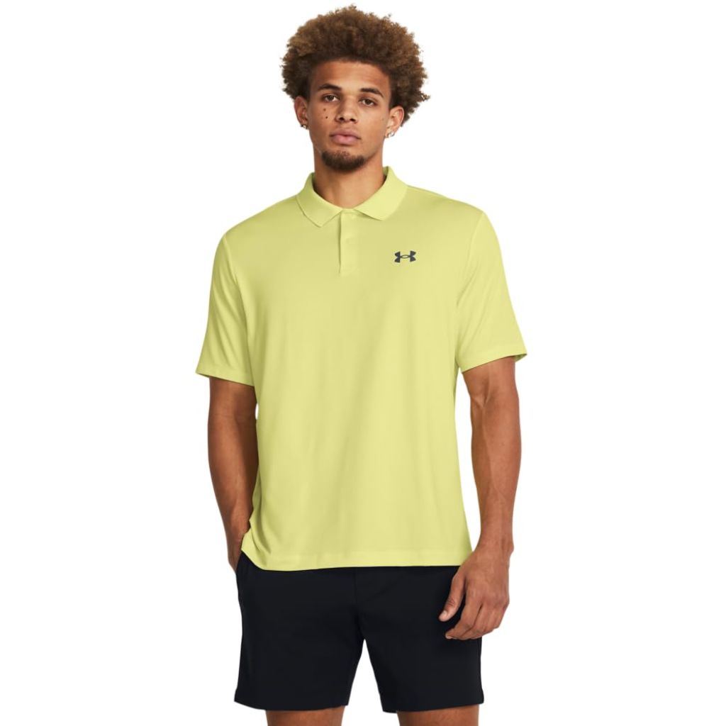 Under Armour Men's Performance 3.0 Polo, Sonic Yellow / Castlerock, XX-Large