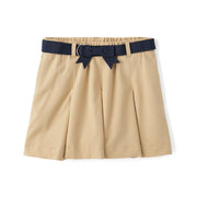 Gymboree Girl's Quick Dry Pleated Uniform Skort - Sahara Tan, Size 6
