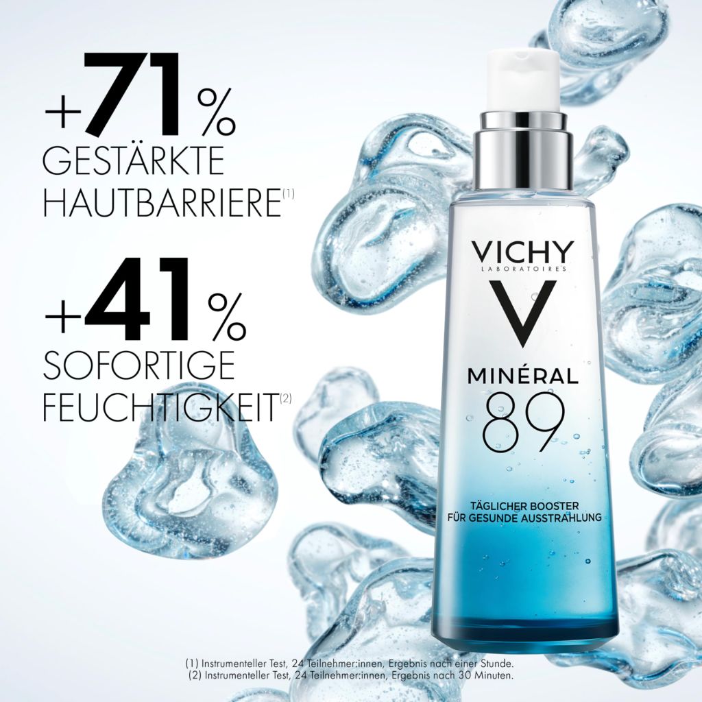 VICHY Laboratories Mineral 89 Fortifyng and Plumping Daily Booster for Unisex - 2.53 oz Booster