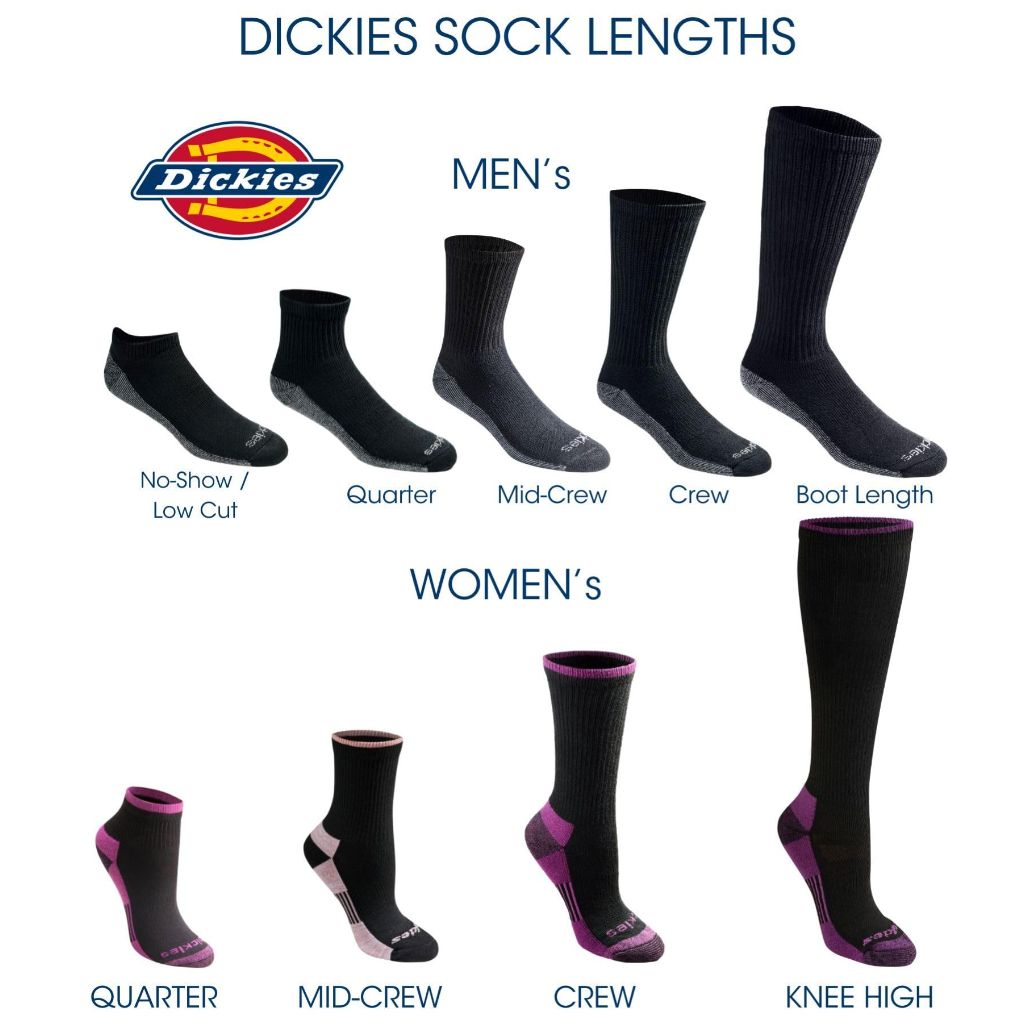 Dickies Men's Dri-Tech Moisture Control No Show/Low Cut Socks - Black, Size XL (12-15) (6 Pairs)