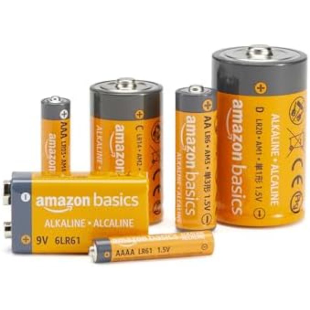 Amazon Basics 1.5V Alkaline Batteries - C Cell - 8 Pack