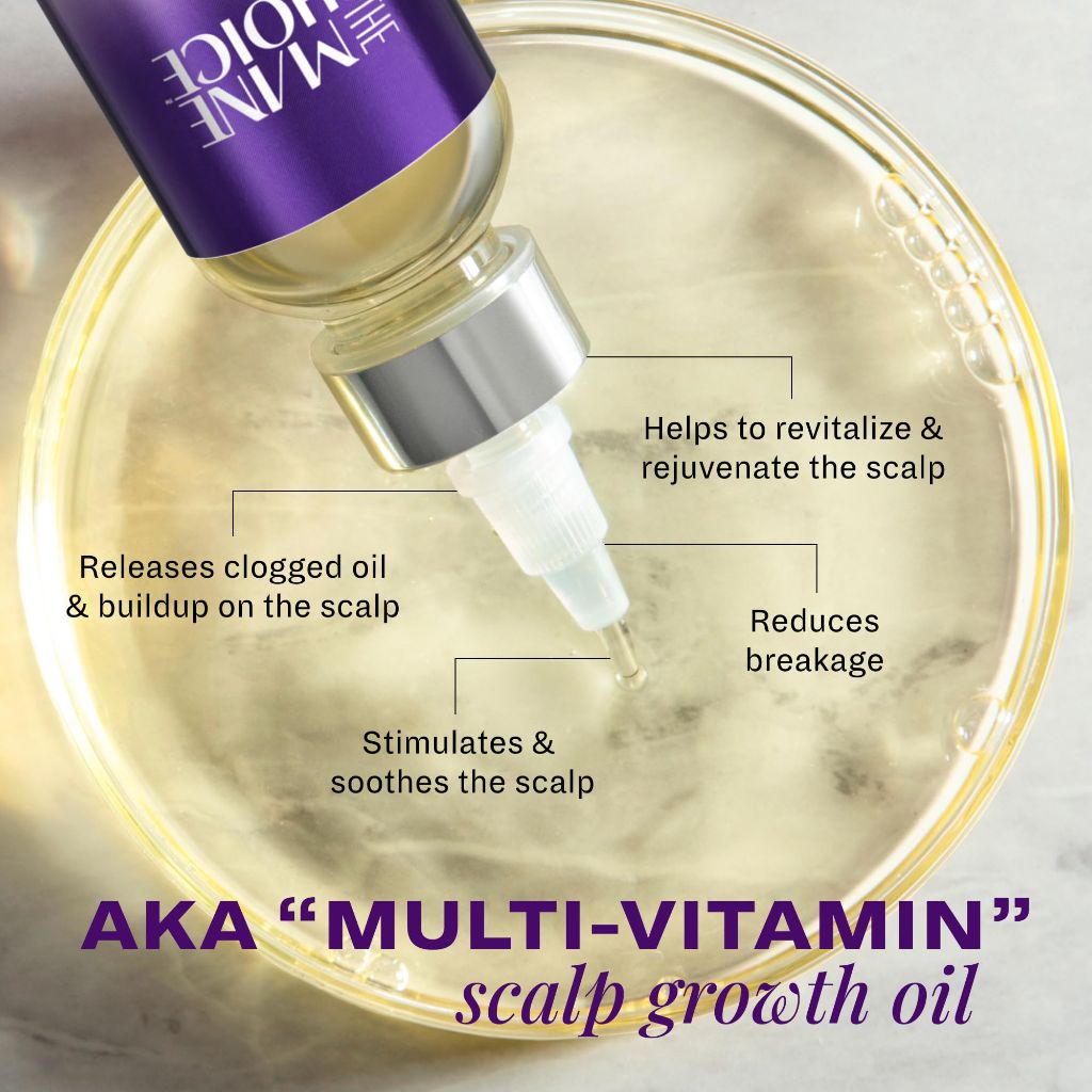 The Mane Choice Alpha Multi-Vitamin Scalp Hair Growth Oil, 4 Fl Oz, 1 Pack, Nourishing Scalp Oil with Biotin, Vitamin C, Rosemary, Rice Extract, Jojoba, Tea Tree & Castor Oil, Lightweight & Non-Greasy