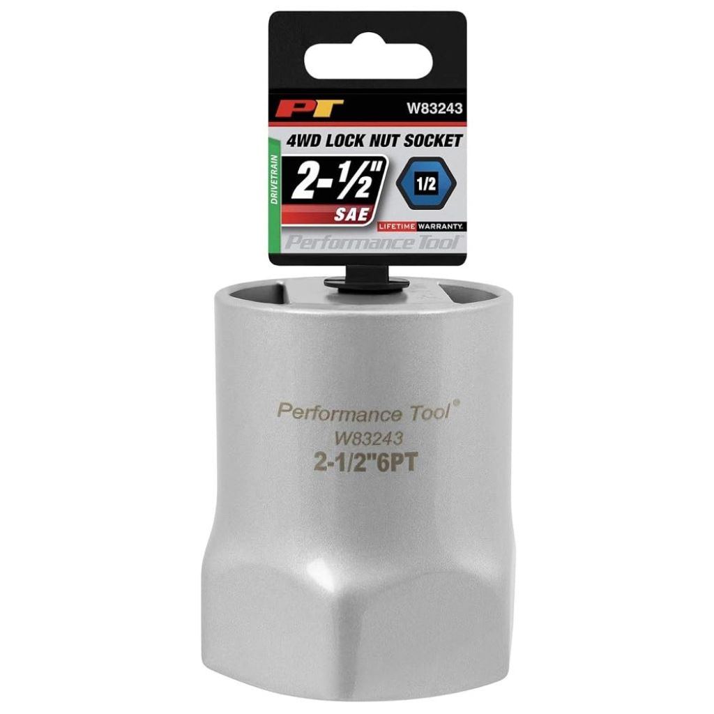 Performance Tool W83243 1/2-Inch Drive Hex Lock Nut Socket, 2-1/2-Inch
