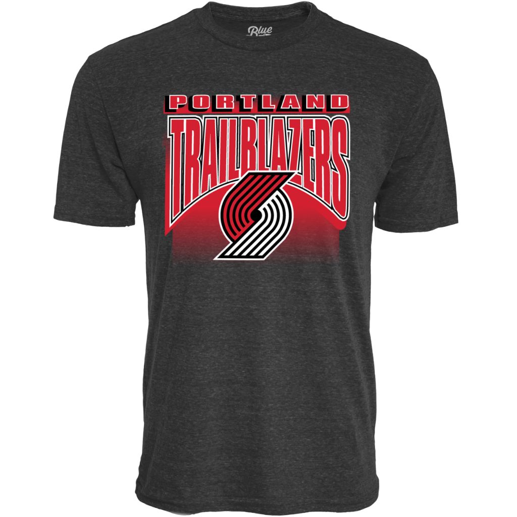 Portland Trail Blazers NBA Officially Licensed Tri-Blend T-Shirt Starters Black, Large