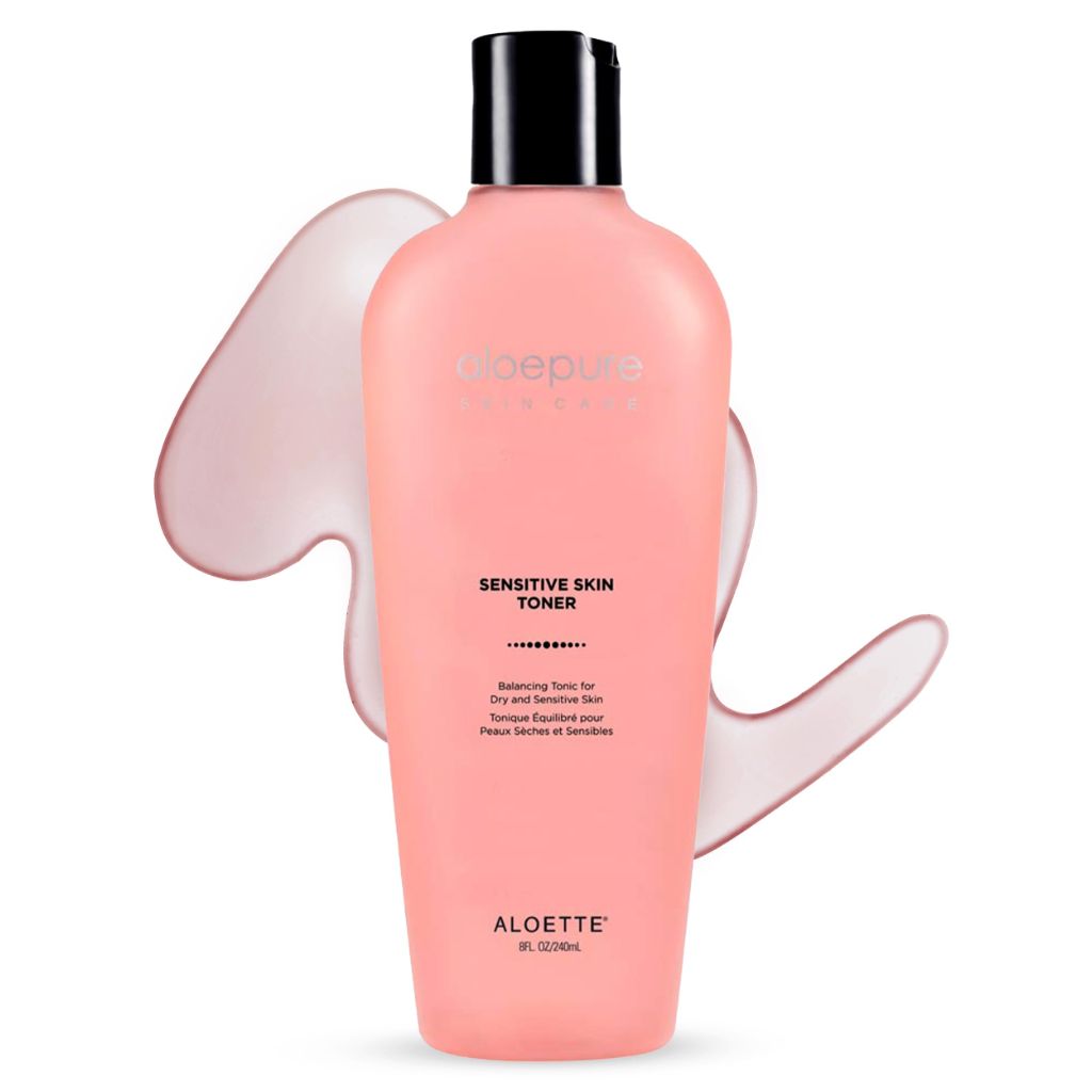 Aloette Sensitive Skin Toner for Face - Cucumber, Chamomile & Aloe Vera | 8fl oz