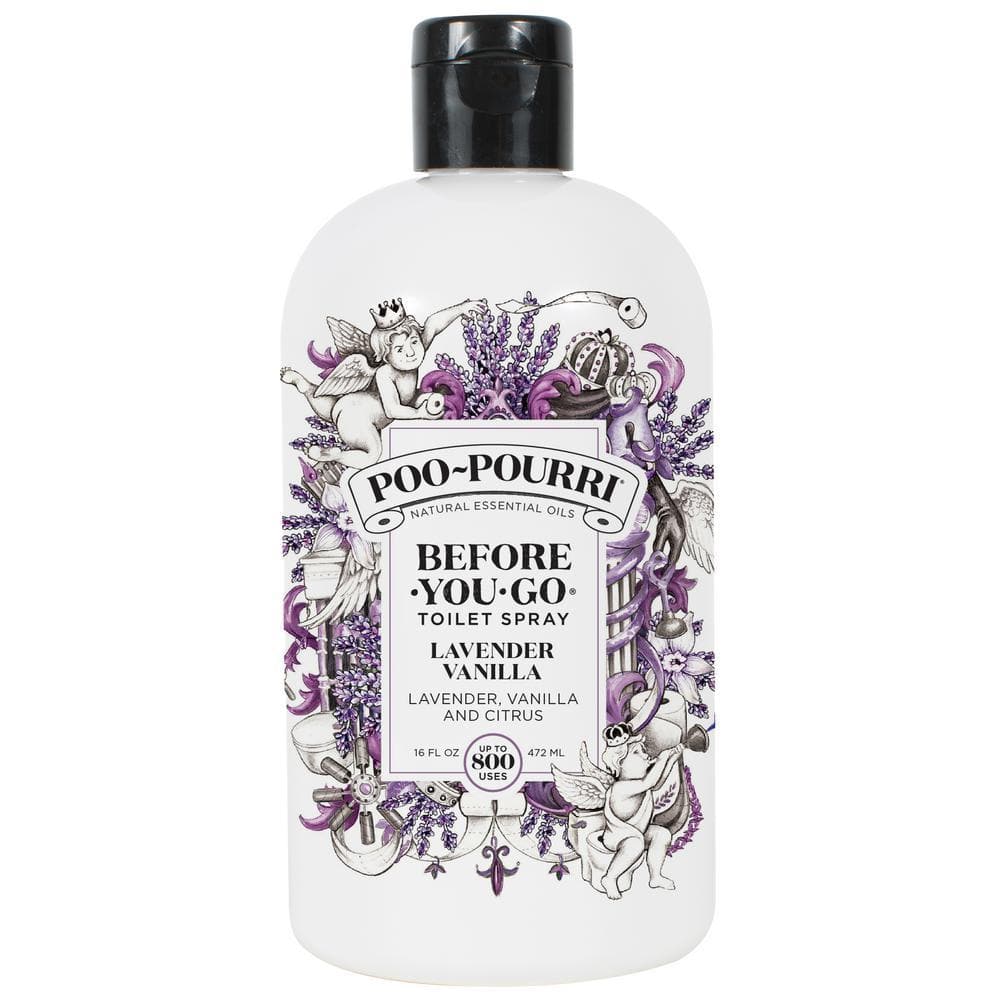 Poo-Pourri Before-You-Go Air & Toilet Spray Refill - Lavender Vanilla, 16 fl. oz.