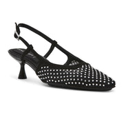 Anne Klein Women's Slingback Dress Heels Thia, Black Multi, 11