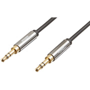 Amazon Basics 3.5mm Male-to-Male Stereo Audio Cable, 4 Foot, Black
