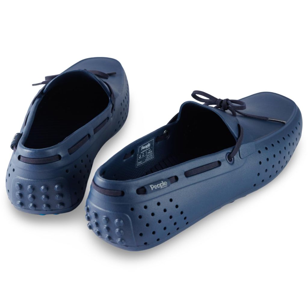 People Footwear Stylish Rubber Loafers, Mariner Blue - size Mens(5) Womens(7)