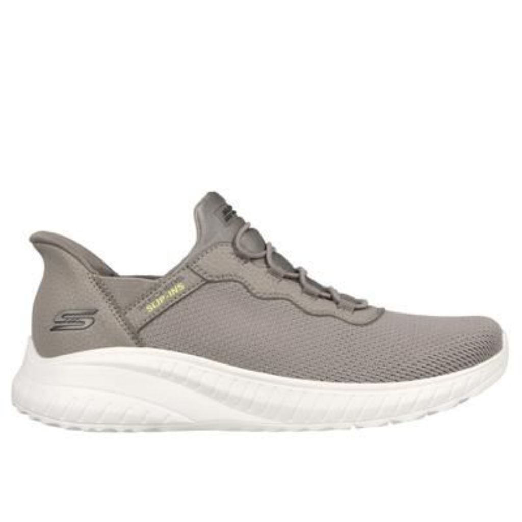 Skechers Women's Bobs Sport Squad Chaos-Daily Inspiration Sneaker, Taupe Size 9.5