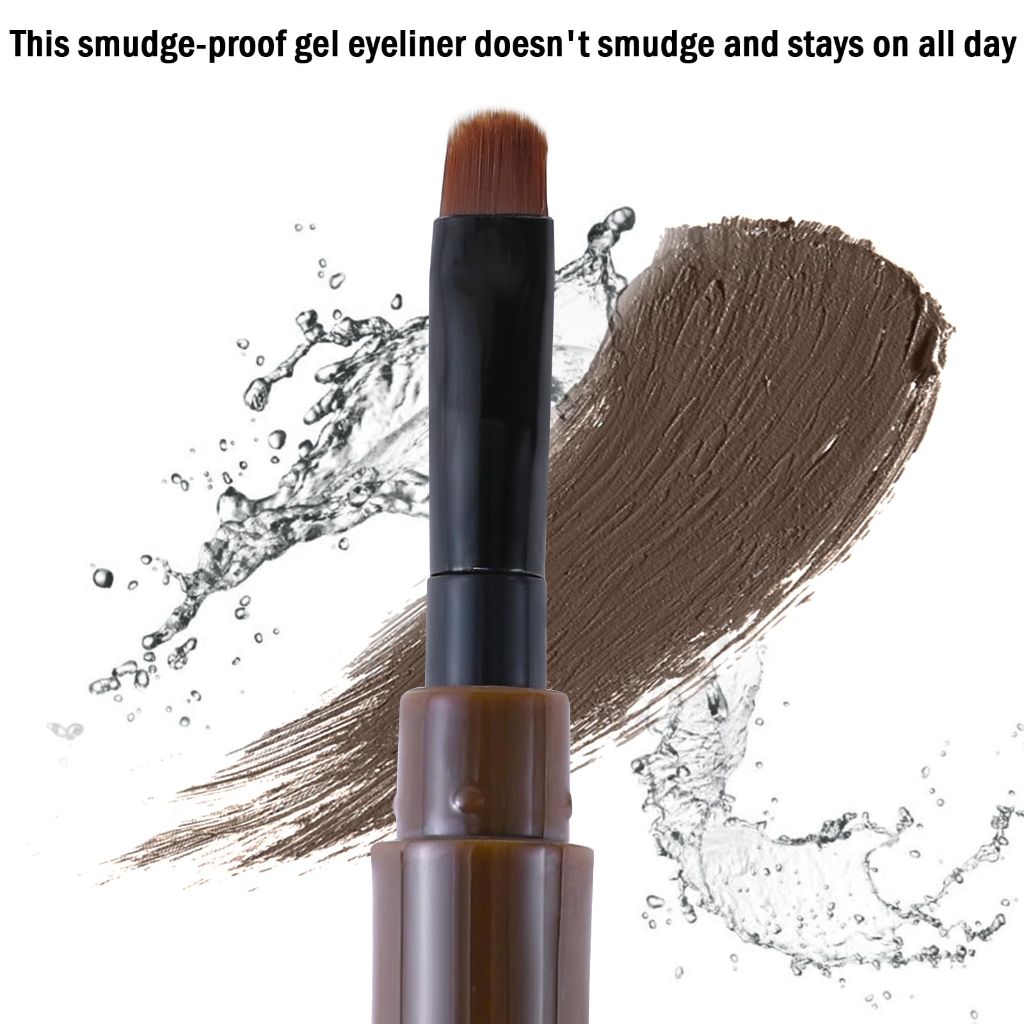 Boobeen Gel Eyeliner Waterproof High Pigment Eye (Dark Brown)