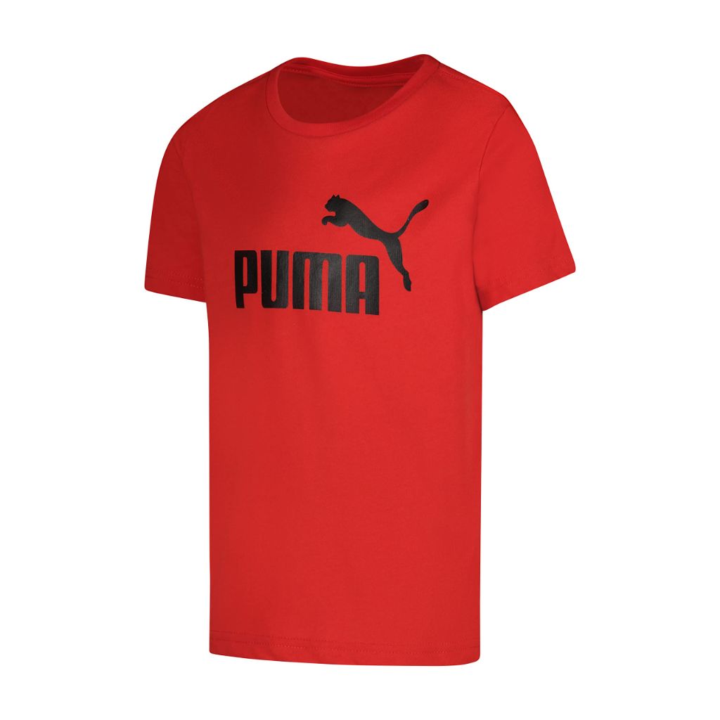 Puma Boys No. 1 Logo T-Shirt - Red, Size L