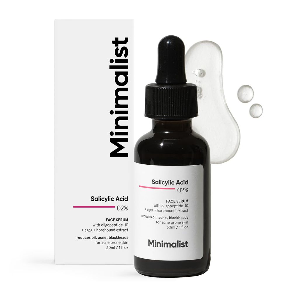 Minimalist Salicylic Acid 2% Serum For Acne, Blackhead & Open Pores - 1 Fl Oz/30ml