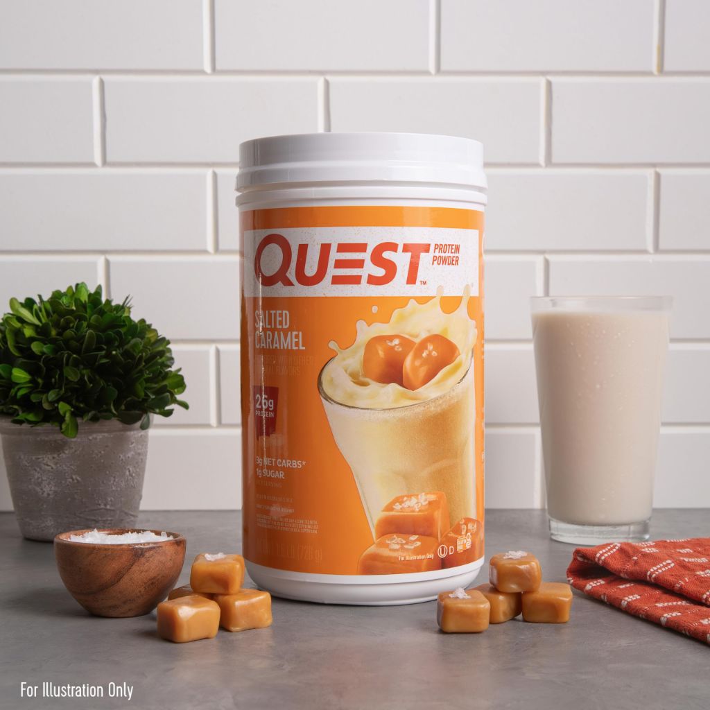 Quest Nutrition Protein Powder - Salted Caramel, 1.6lb (24 Servings)