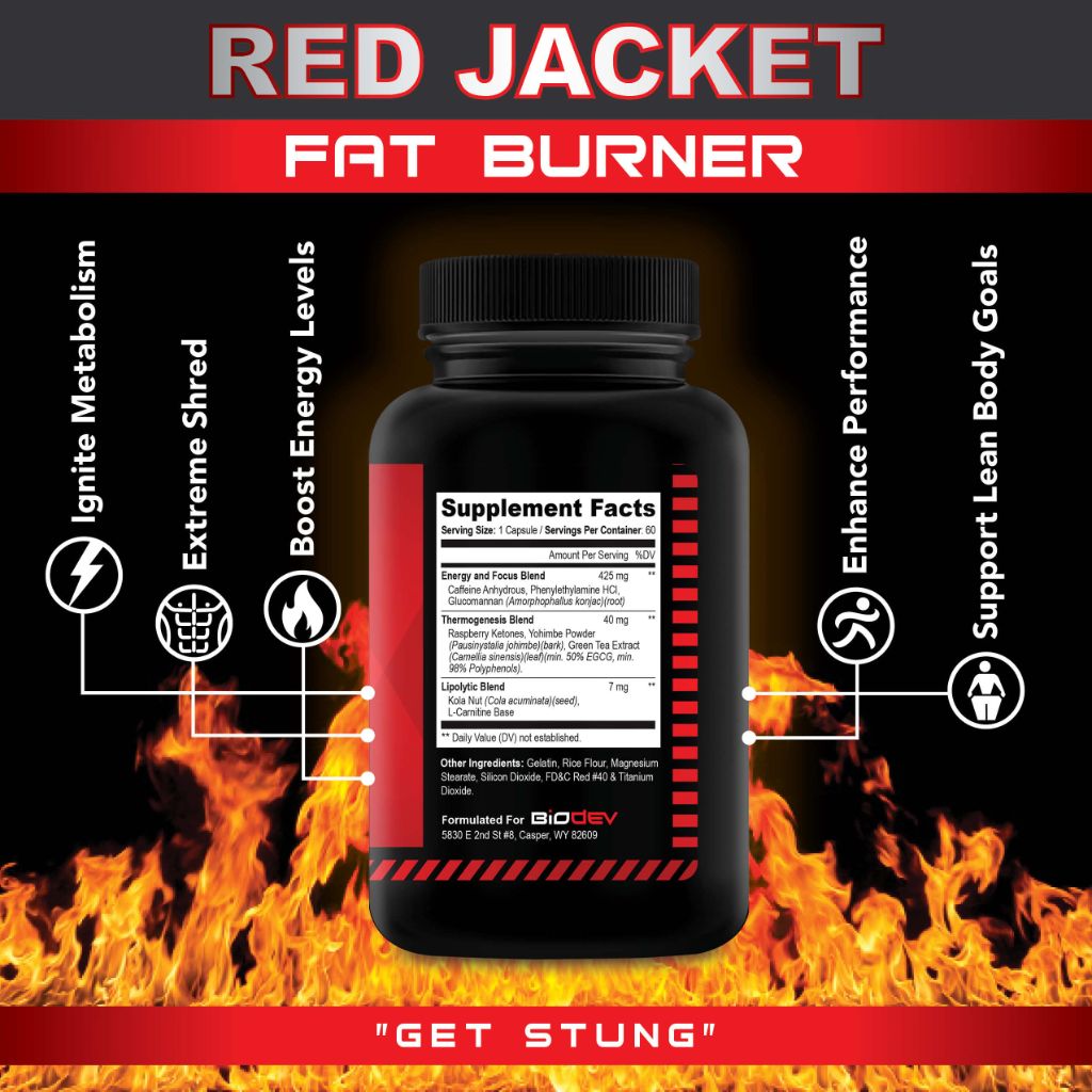 Red Jacket Thermogenic Fat Burner – 60 Capsules