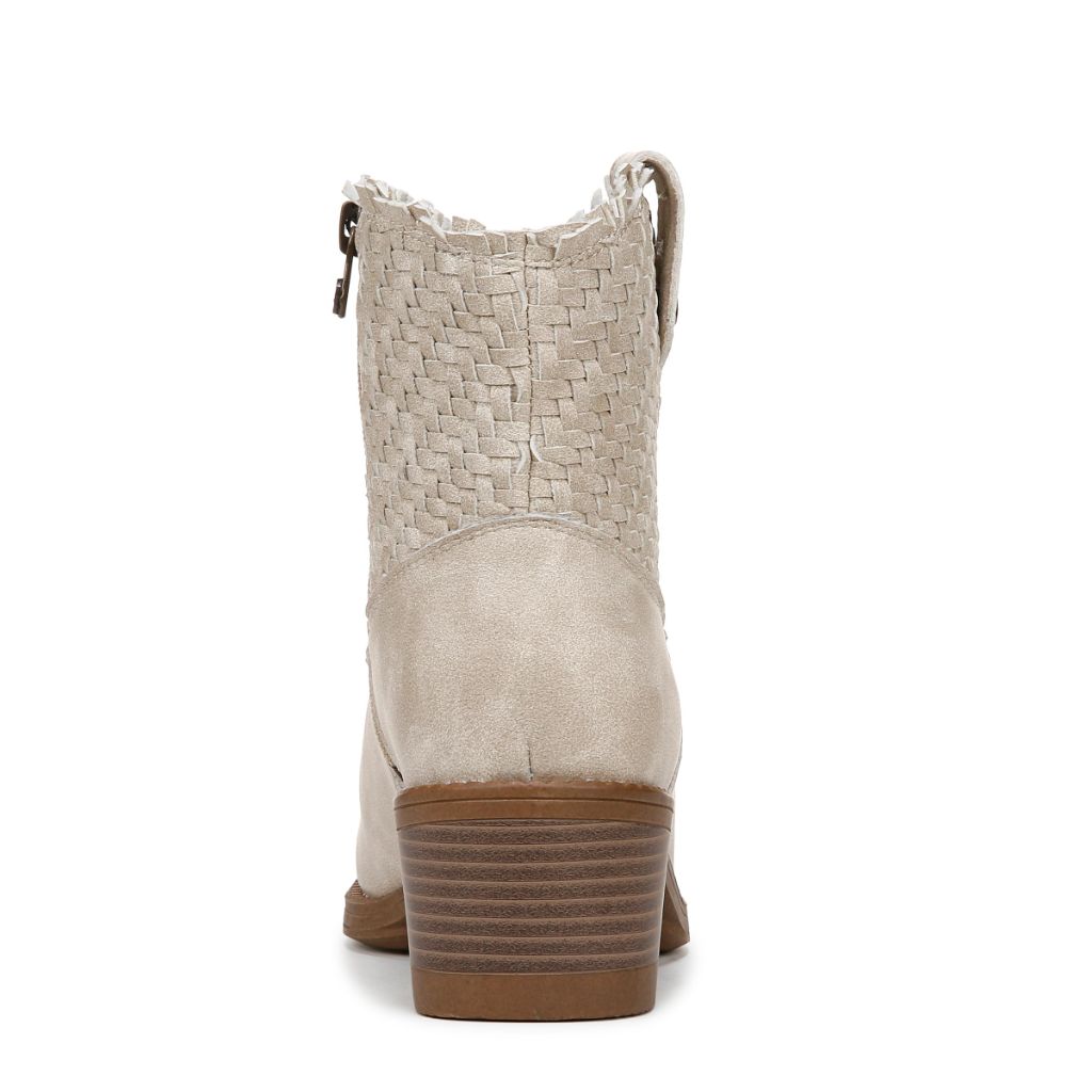Blowfish Malibu Womens Ricky Western Boot Off White 6.5 M