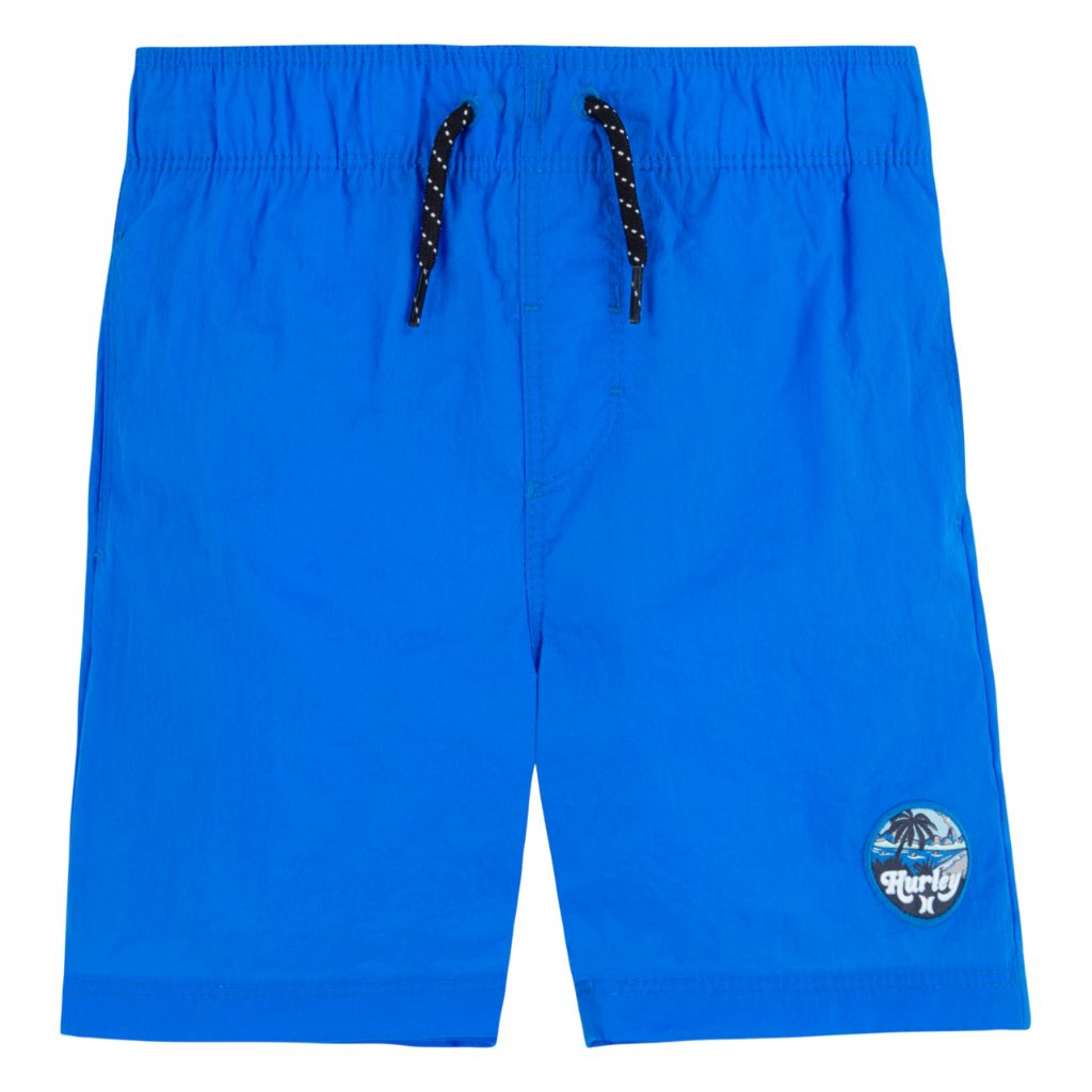 Hurley Boy's Nylon Pull On Shorts - Neptune Blue, Size M