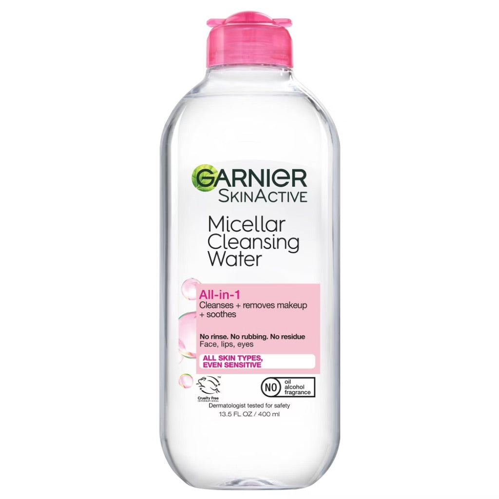 Garnier Micellar Water All-in-One Hydrating Facial Cleanser & Makeup Remover - 13.5 fl. oz.