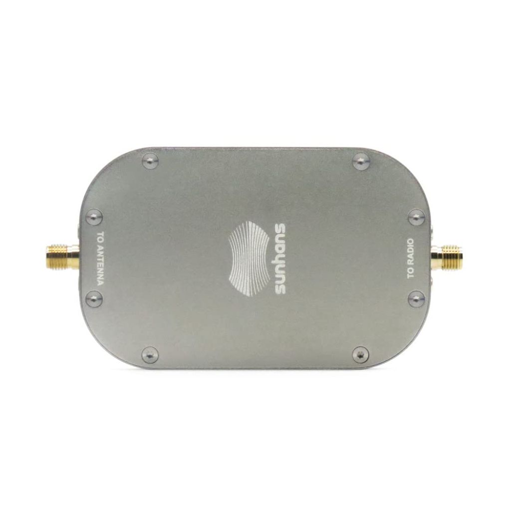 Sunhans eSunRC RC Wireless Signal Booster, 2.4GHz and 5.8GHz Dual Band 2000mW 33dBm UAV WiFi Signal Booster Amplifier Repeater Extender Ultralight 2.7oz (77g), for Drones, UAV, RC