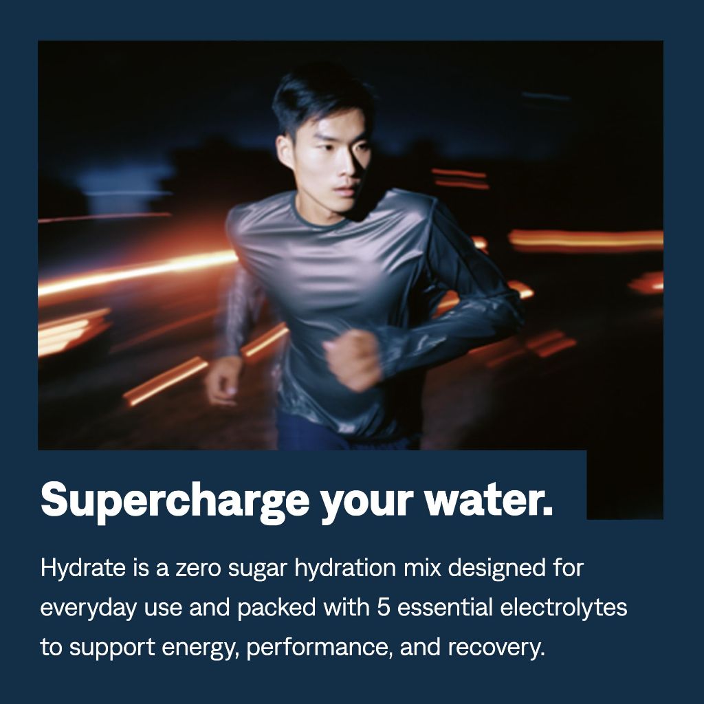 UCAN Hydrate Electrolyte Drink Mix, Lemon-Lime - 12 Stickpacks