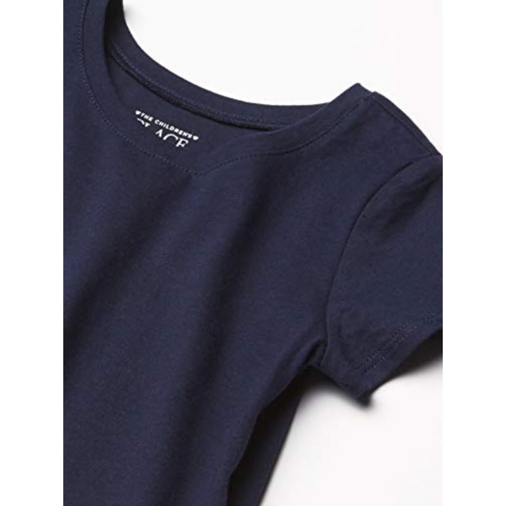 SZ 3T, The Children's Place baby girls Long Sleeve and Toddler Basic Layering Tee T Shirt, Tidal