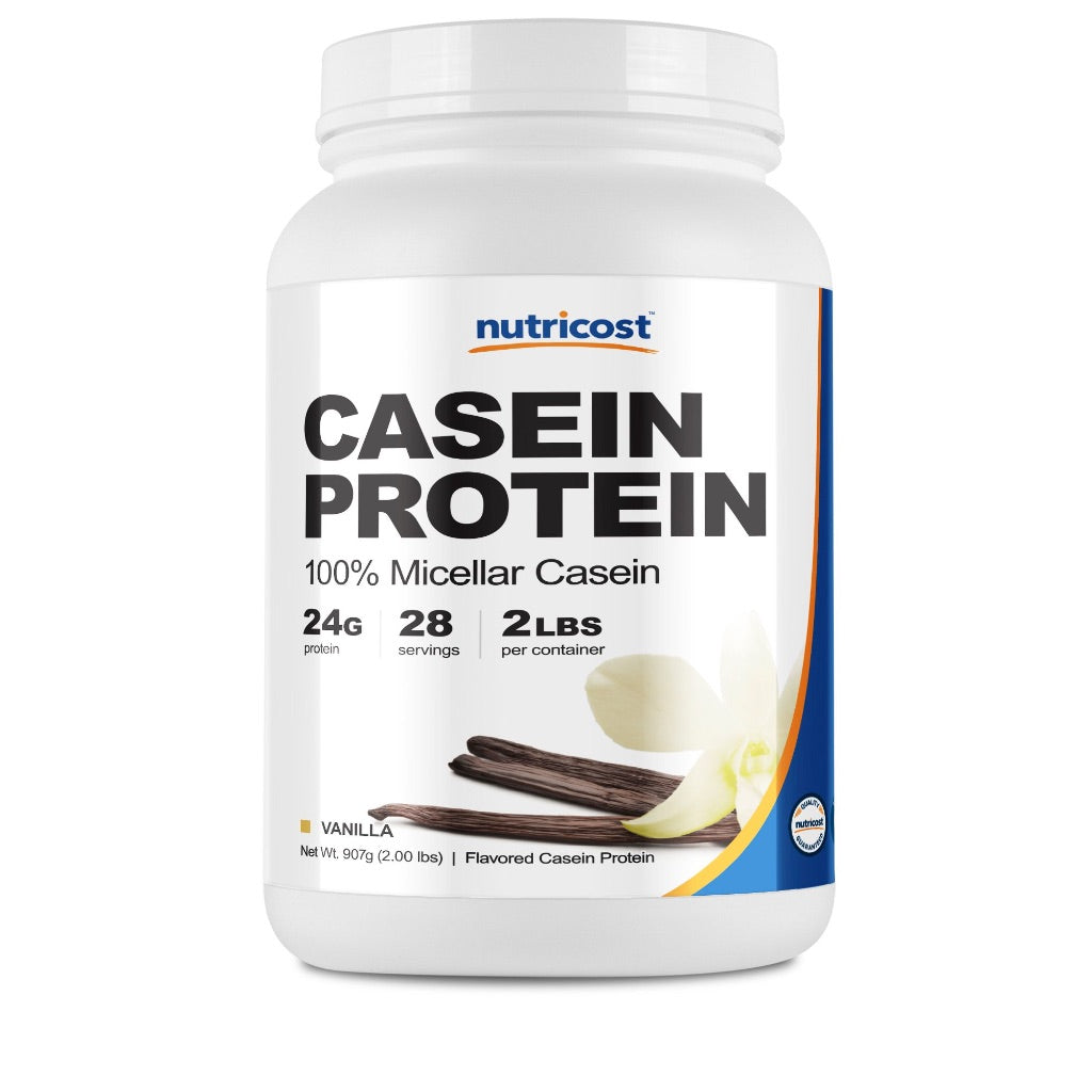 Nutricost Casein Protein Powder, Vanilla, 2 lb