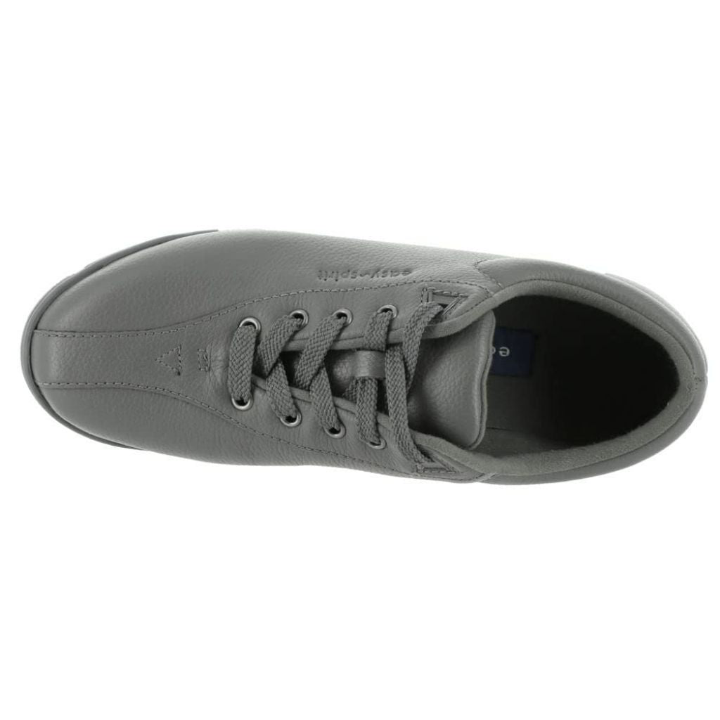 Easy Spirit Women's Ap1 Leather Walking Shoe, Gray 030, 12 M